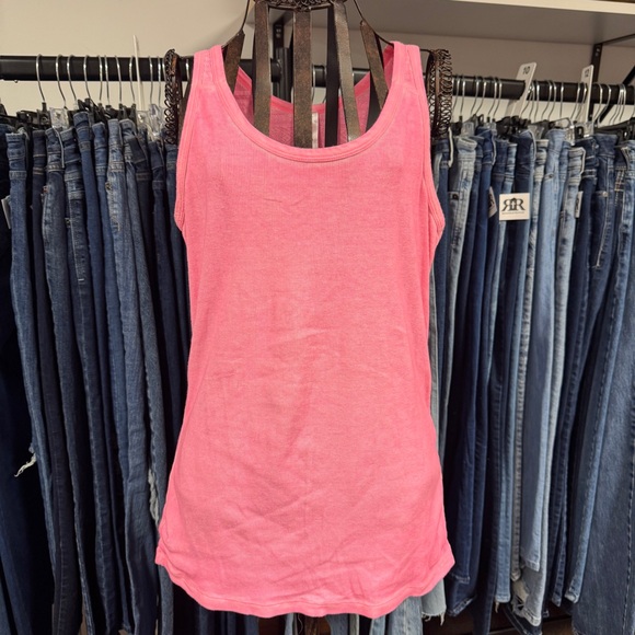 No Boundaries Tops - No Boundaries | neon pink tank top | XL